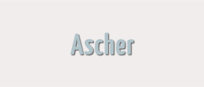 Ascher