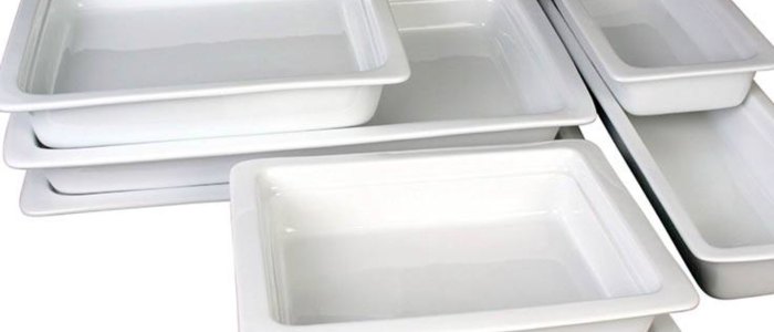 Porzellan GN-Einsätze