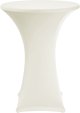 Stehtischbezug Ø 70 cm weiß (5)