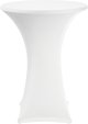Stehtischbezug Ø 70 cm weiß ()