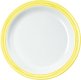Teller flach "Colour" Ø19,5cm Melamin  gelb ()