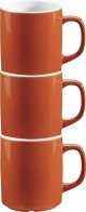 Kaffeebecher 0,3 L orange (3)
