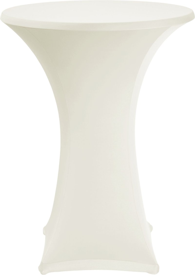 Stehtischbezug Ø 70 cm weiß (3)