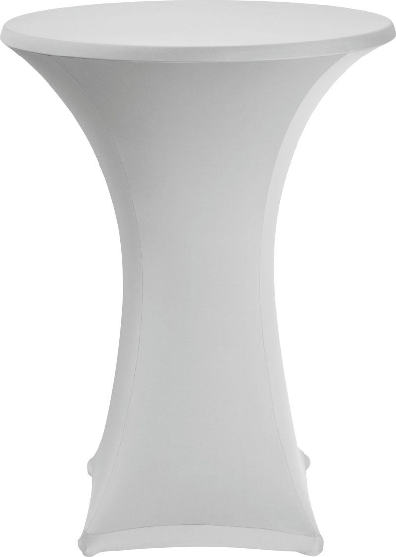 Stehtischbezug Ø 70 cm weiß (5)