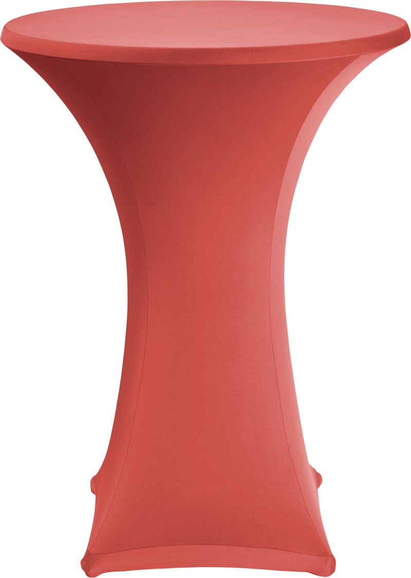 Stehtischbezug Ø 70 cm weiß (8)