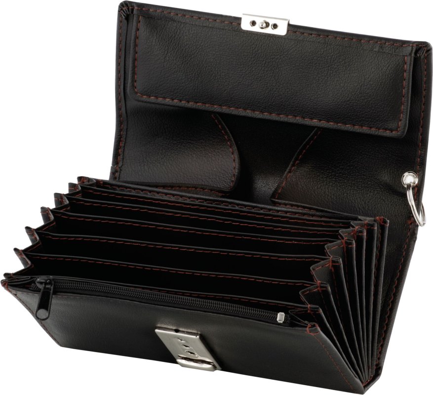 Kellnerbörse mit Kette, schwarz (1)