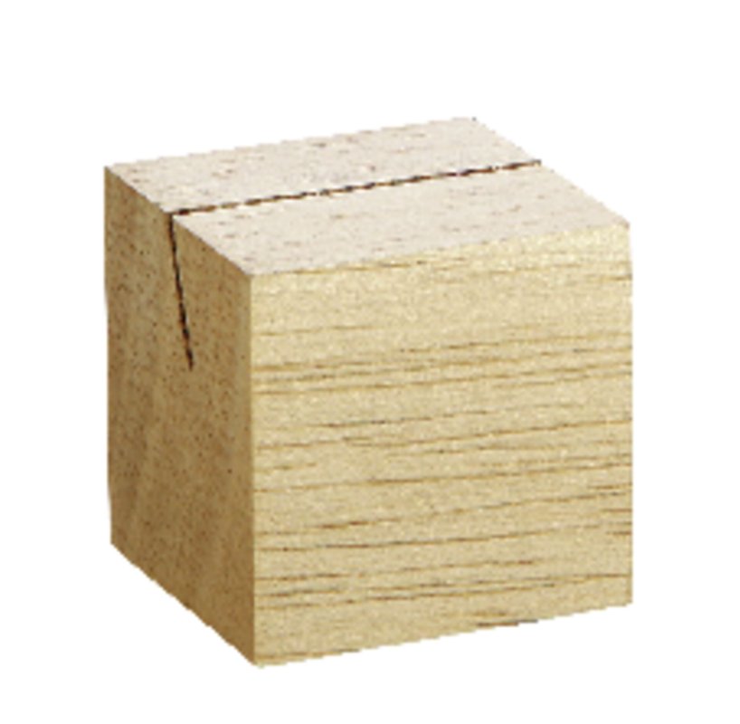 Kartenhalter „Würfel“ natur (2)