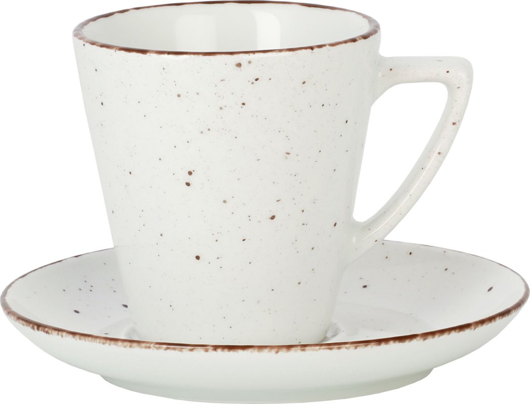 Porzellanserie "Granja" weiß Tasse obere Kaffee Grande (1)