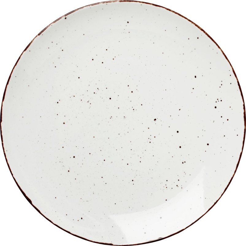 Porzellanserie "Granja" weiß Teller flach Coup-Form, 30 cm (1)