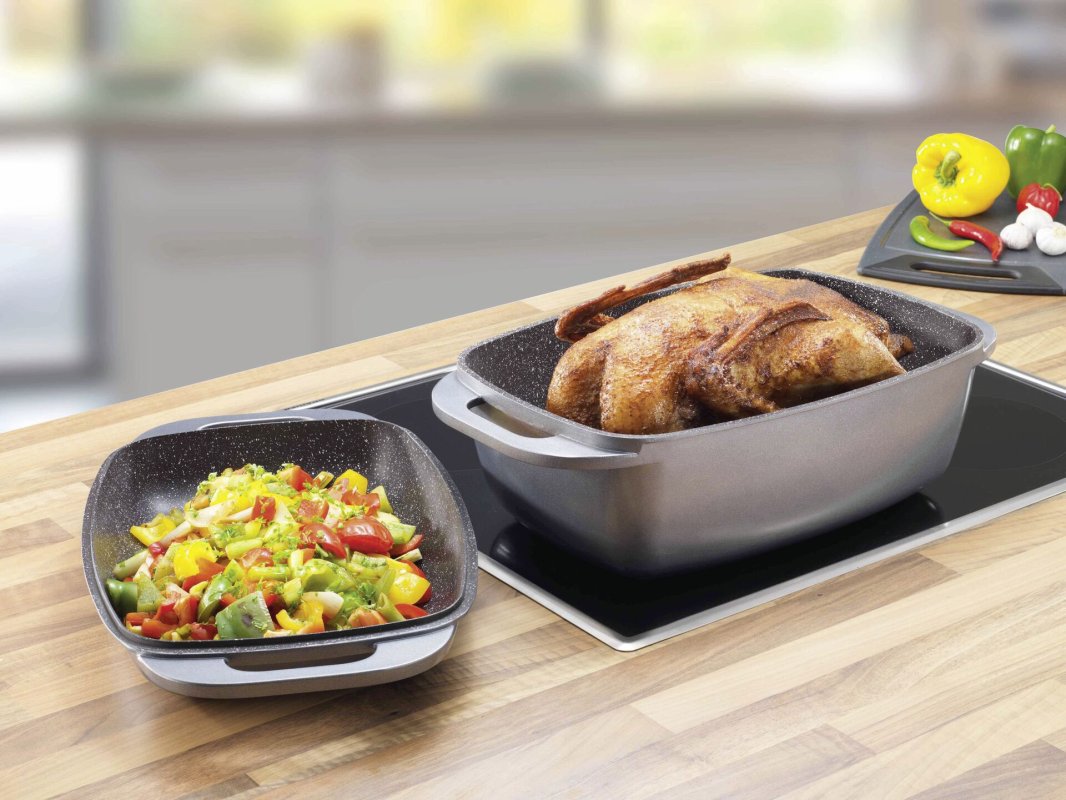 XXL-Bräter mit Deckel "Gourmet" (3)