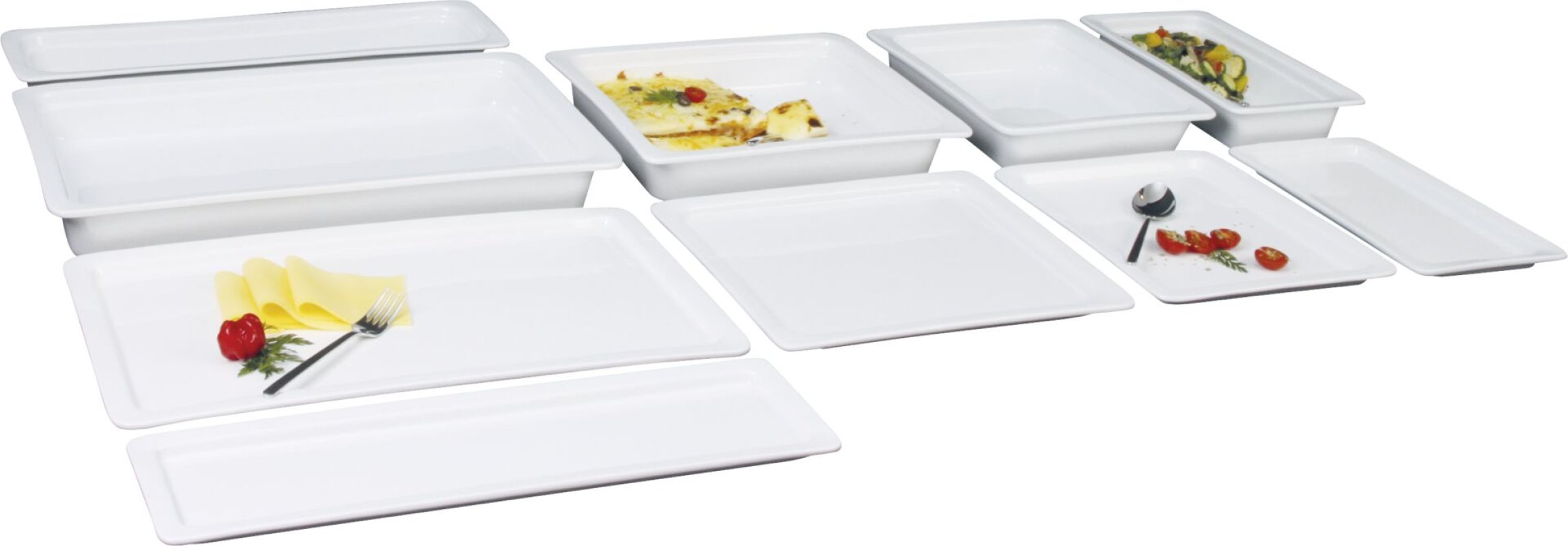 GN-Behälter, Porzellan, 65 mm tief 1/1 GN (3)