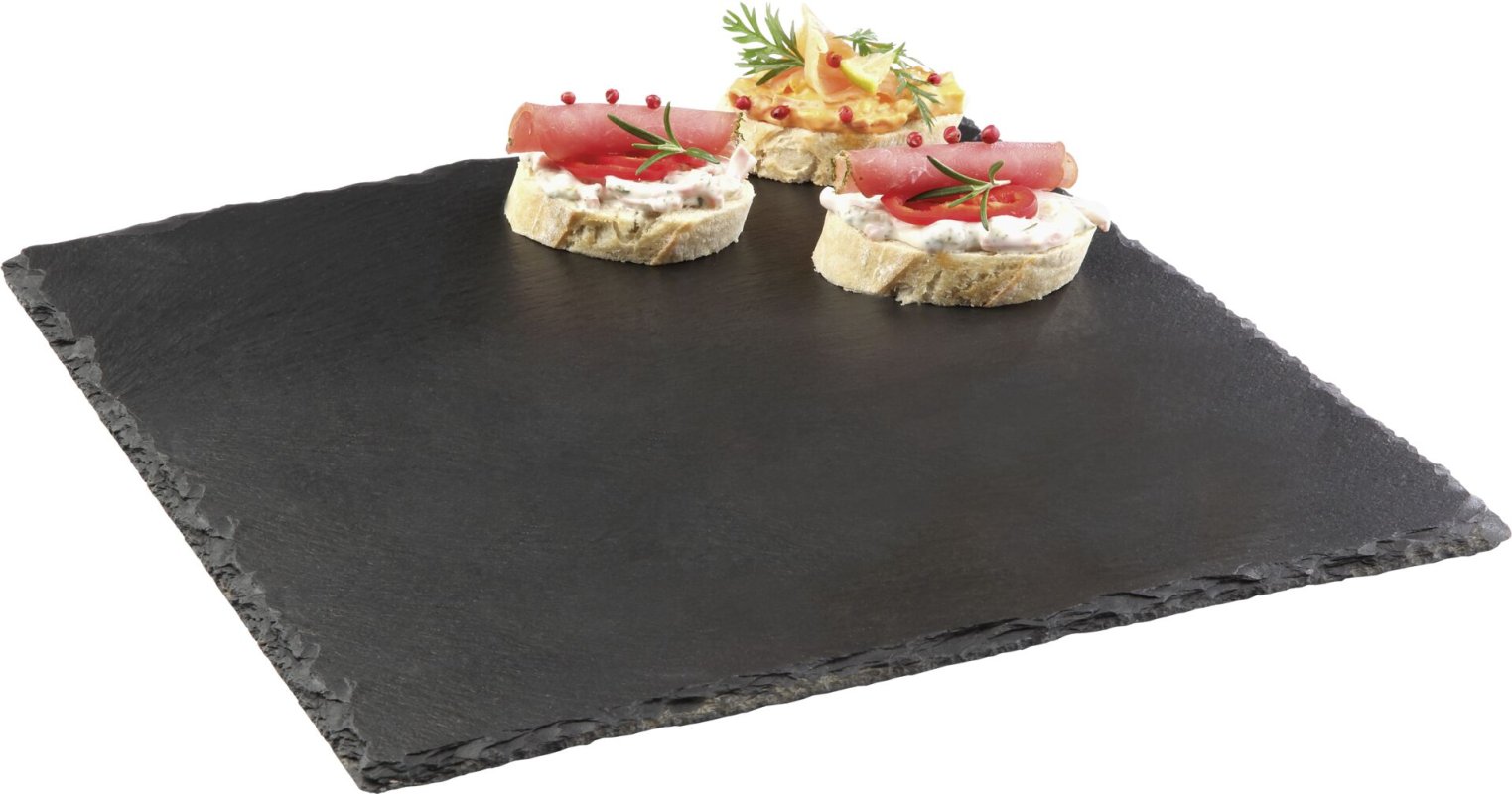 Naturschiefer-Buffetplatte 30x30cm (2)