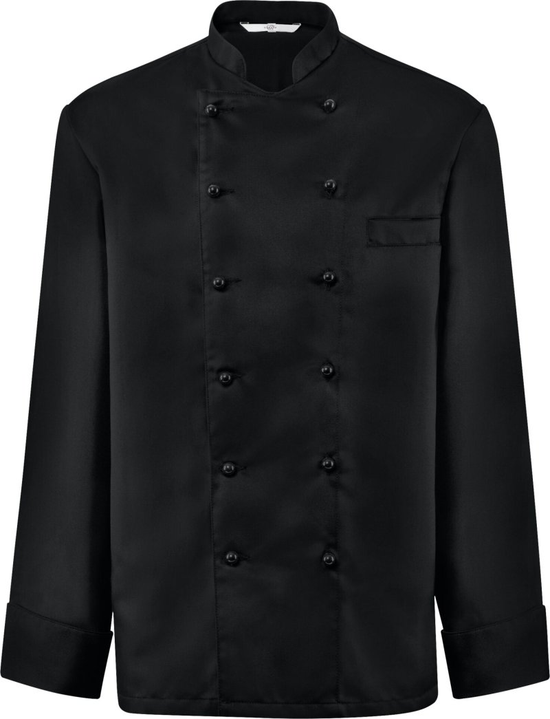 Kochjacke Herren, Brustleistentasche, langarm Größe S (1)