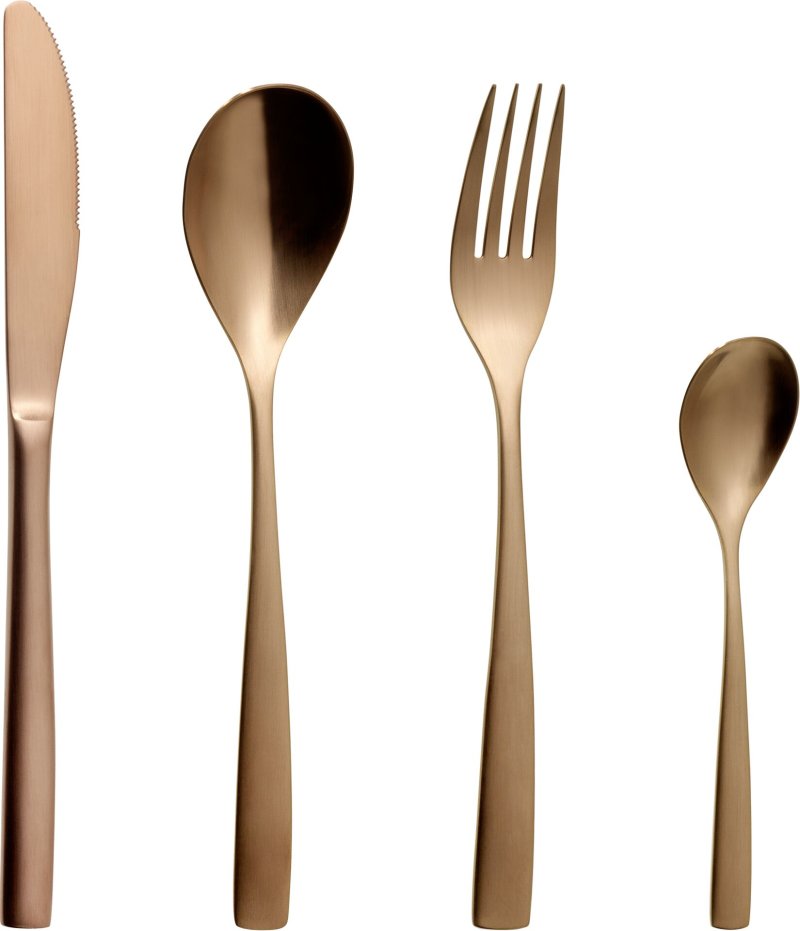 Besteckserie "MiCo Mixed Colors" satin Tafelmesser "Black" (3)