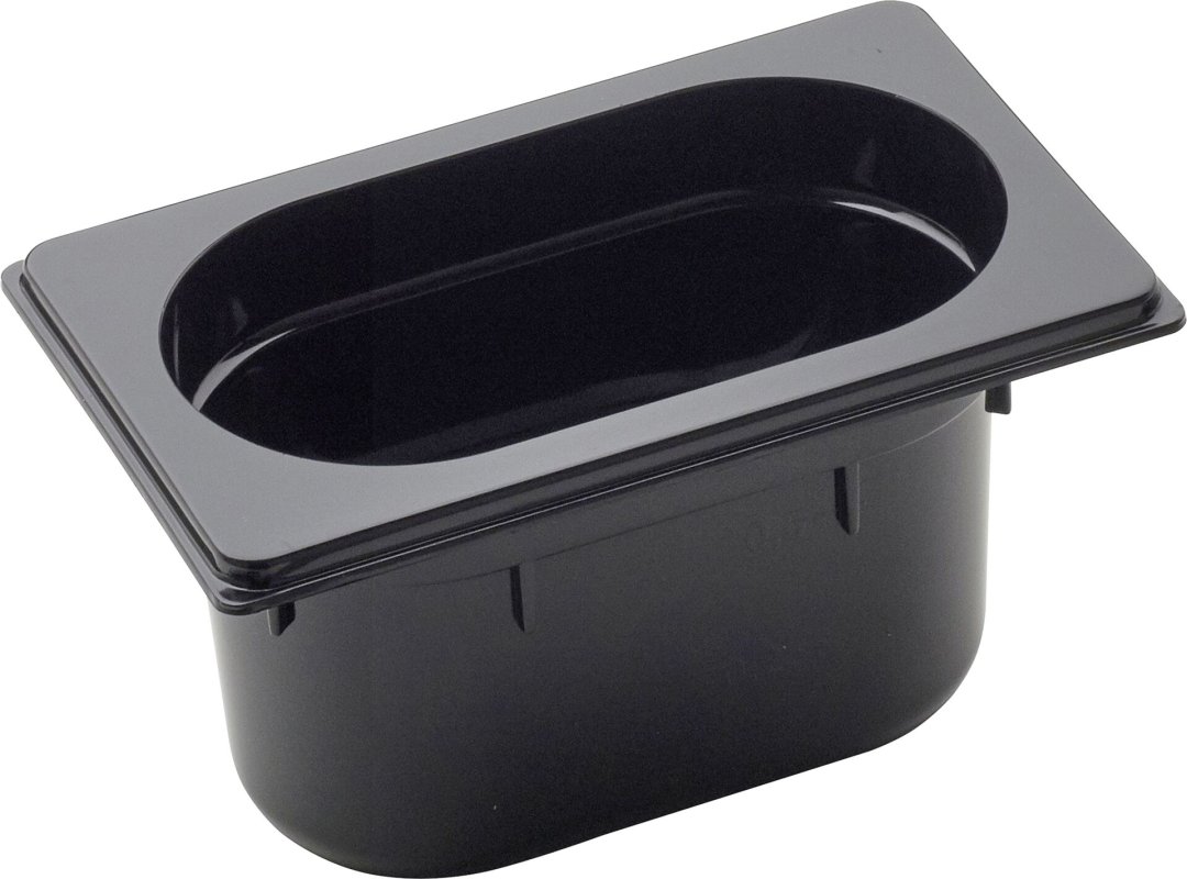 GN Behälter 1/9 Polycarbonat schwarz T: 100mm (1)