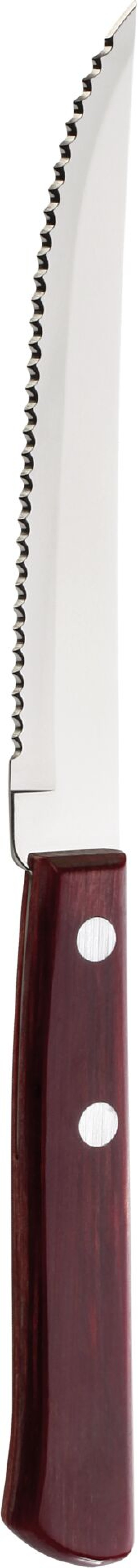 Steak-/Pizzabesteck "Churrasco" Messer L: 21cm mahagoni (1)