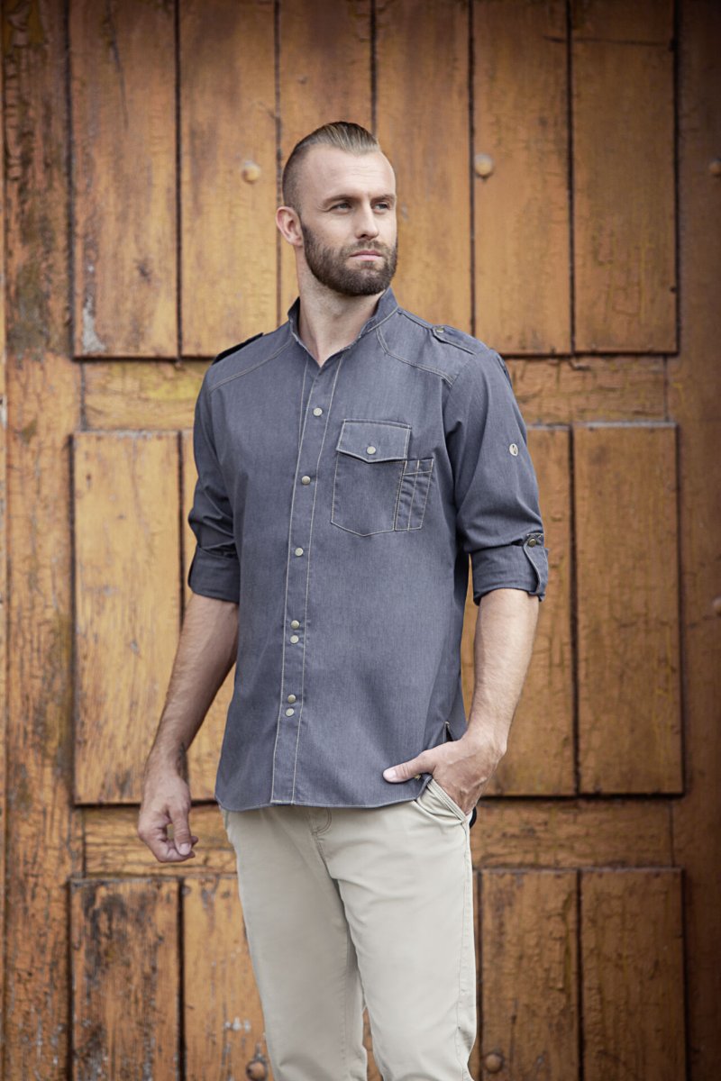 Kochhemd „Jeans Style" Gr. 48 (8)