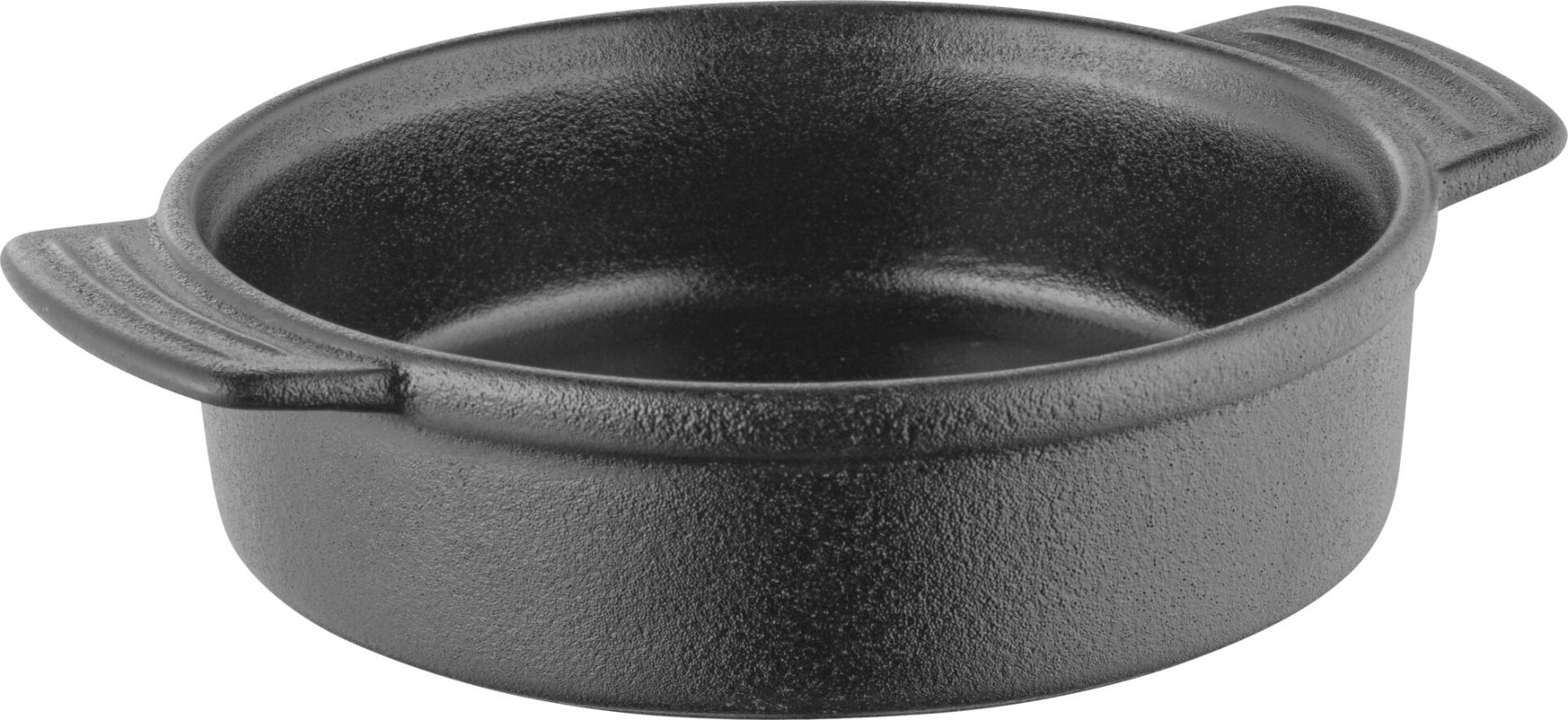 Porzellan Servierartikel "Java" rund Ø 13,5x3,5cm, 2 Kurzgriffe (1)