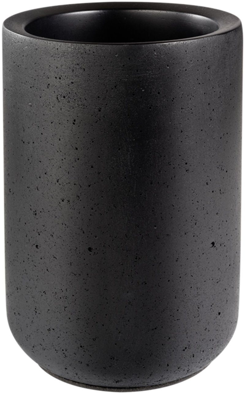 Flaschenkühler "Element" Beton schwarz (1)