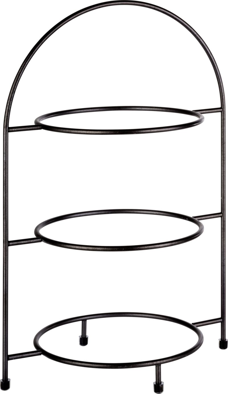 Serviergestell "Industrial" aus Edelstahl für 3 Teller (1)