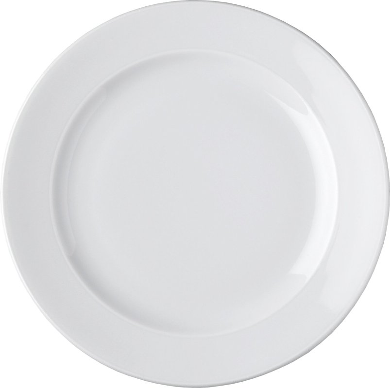 Hotelporzellan "Rotondo" Teller Fahne flach 16cm (1)