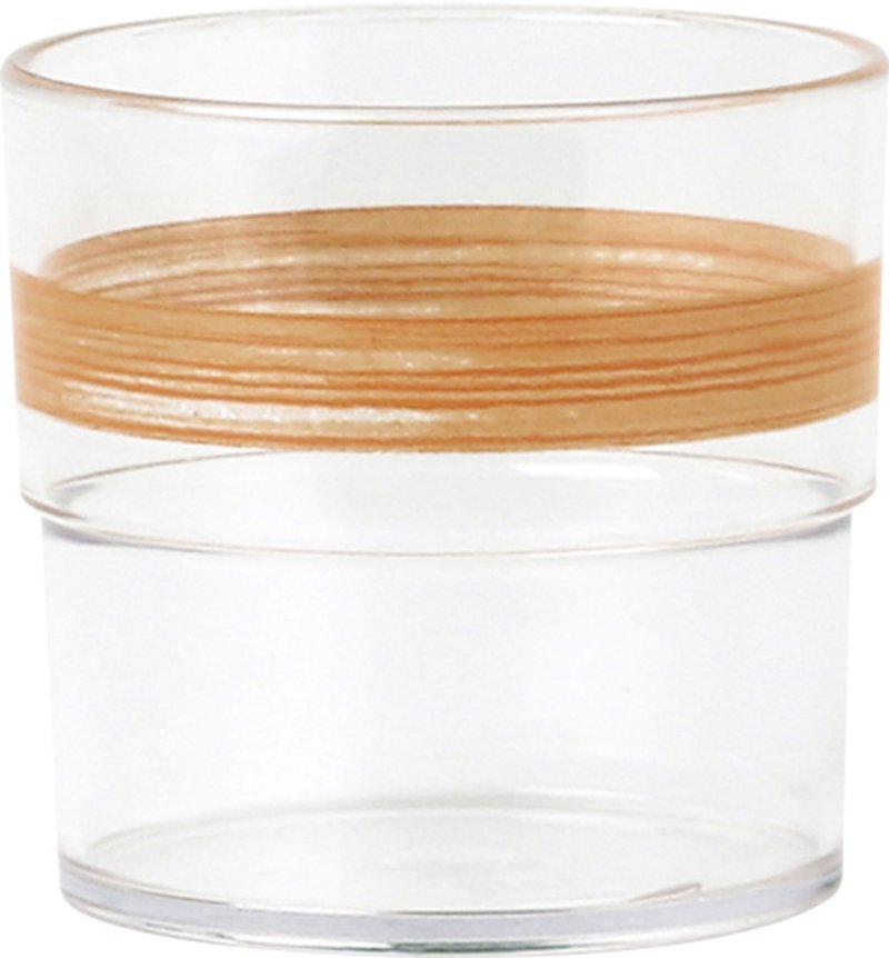 Trinkbecher "Colour" 0,23L SAN klar/orange (1)