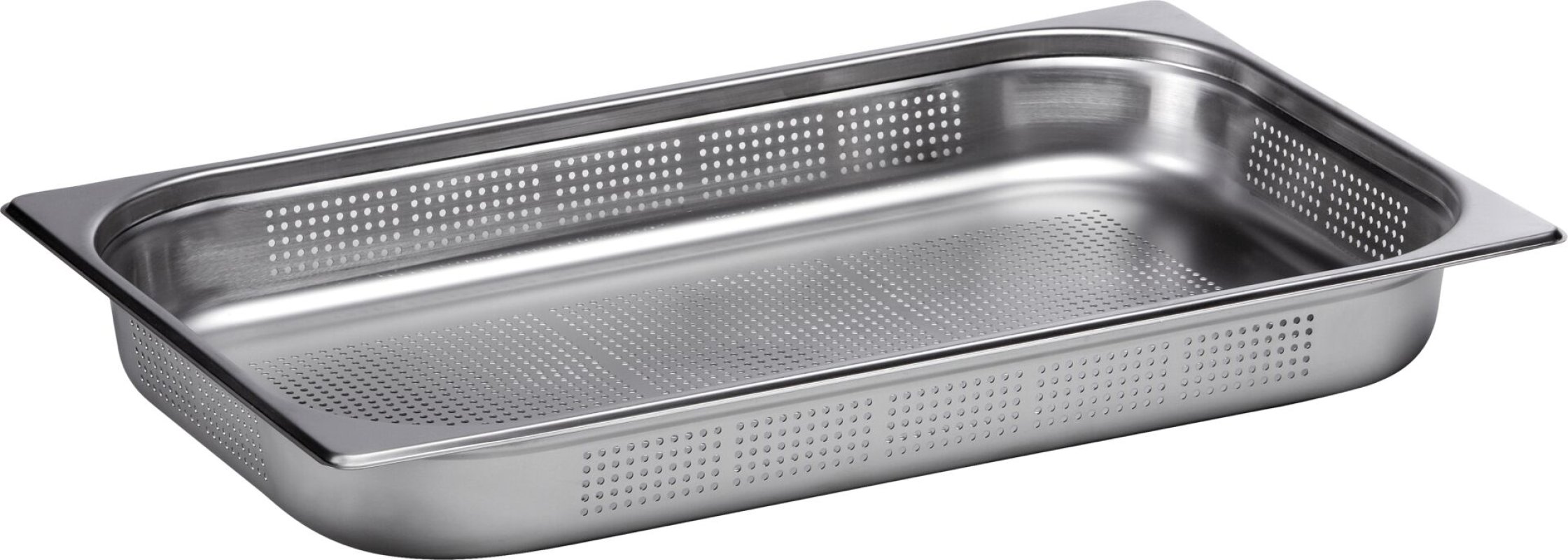 GN-Behälter gelocht 1/1 GN Edelstahl 65mm (2)