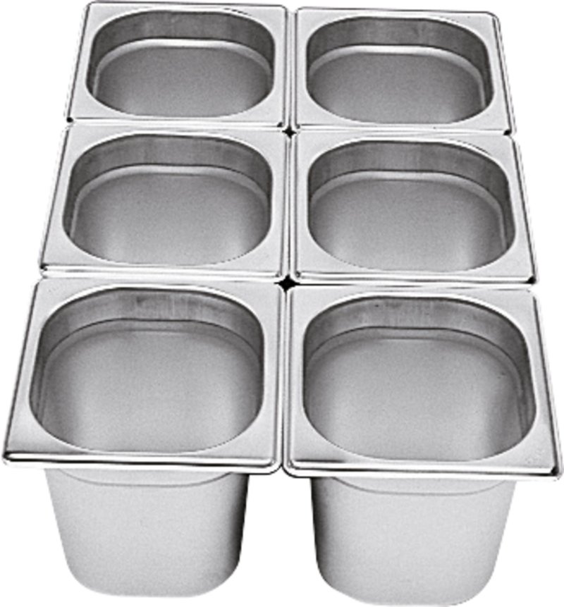 GN-Behälter 1/6 Edelstahl 100mm (1)