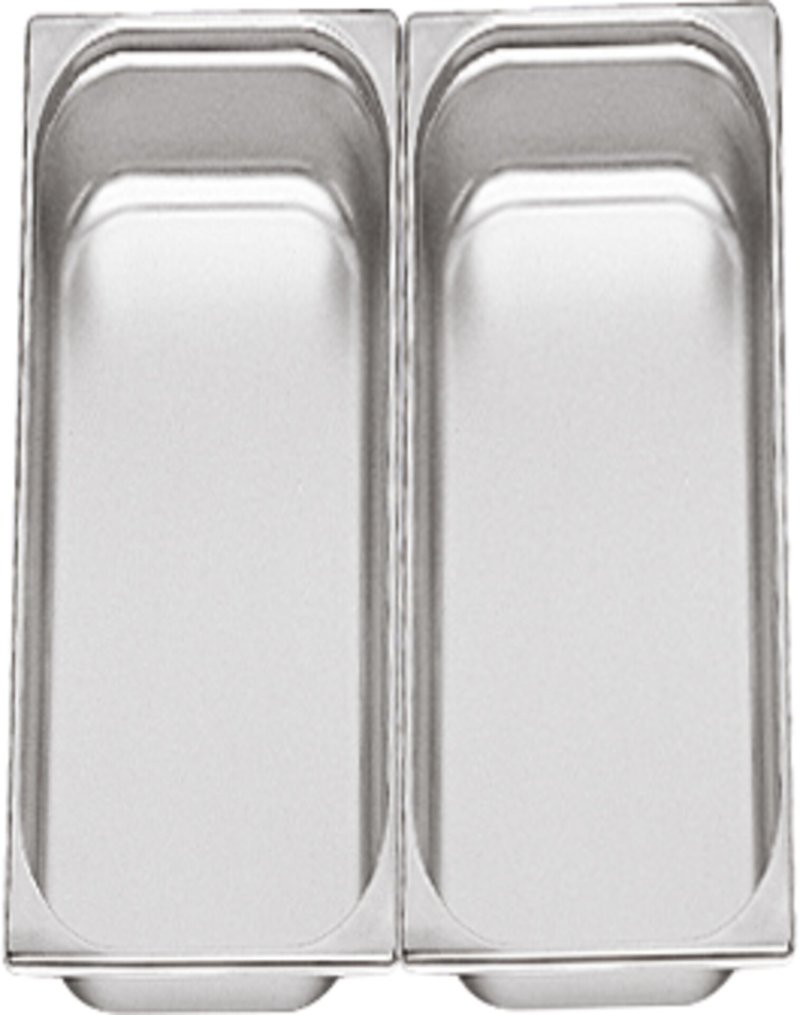 GN-Behälter 2/4 Edelstahl 65mm (1)