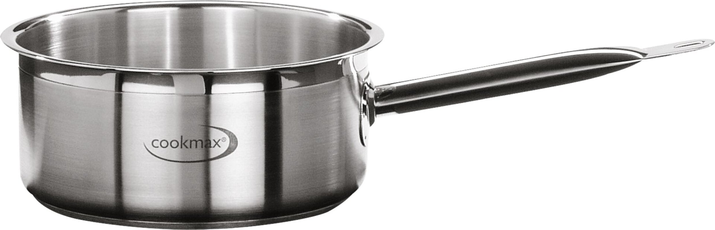 Stielkasserolle flach "Cookmax Professional" Ø 16 cm, H: 7 cm. Inhalt 1,4L (1)