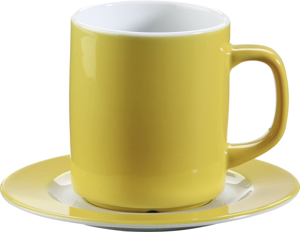 Kaffeebecher 0,3 L gelb (2)