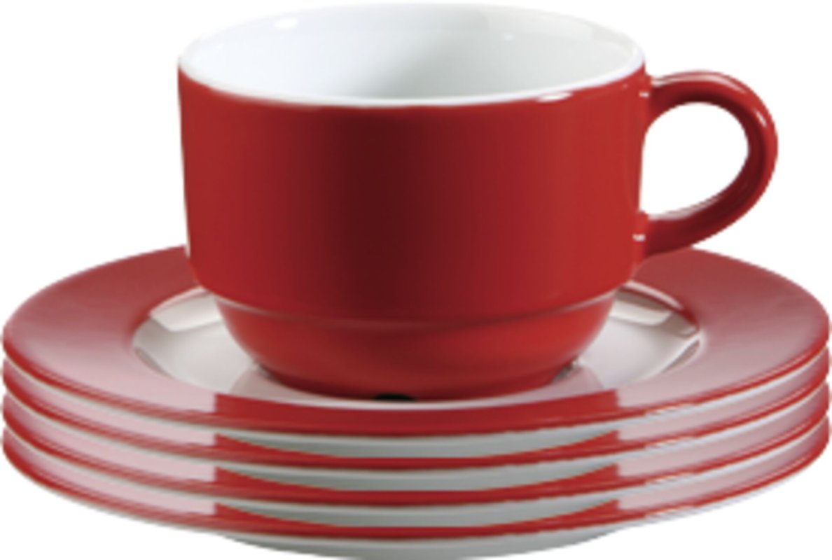 Tasse obere 0,18 L rot (3)