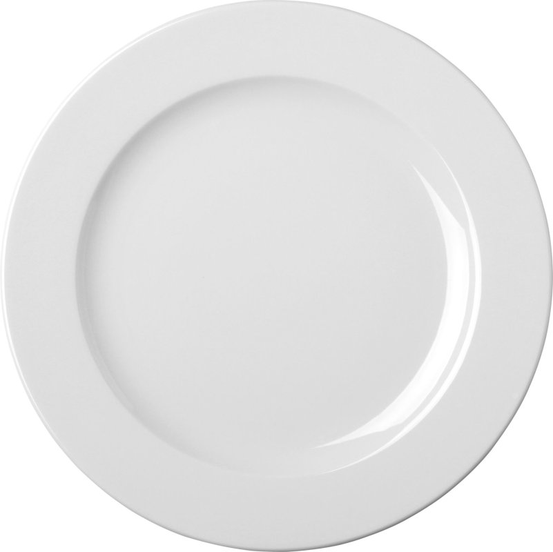 Teller flach Ø 28 cm weiß (1)