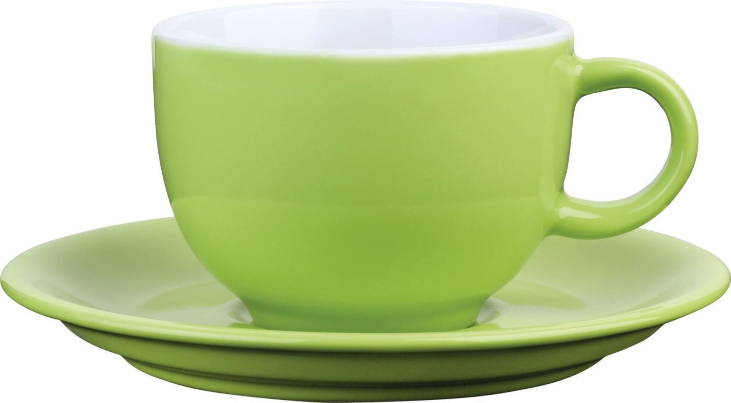 Kaffee-/Cappuccinotasse obere limette (1)