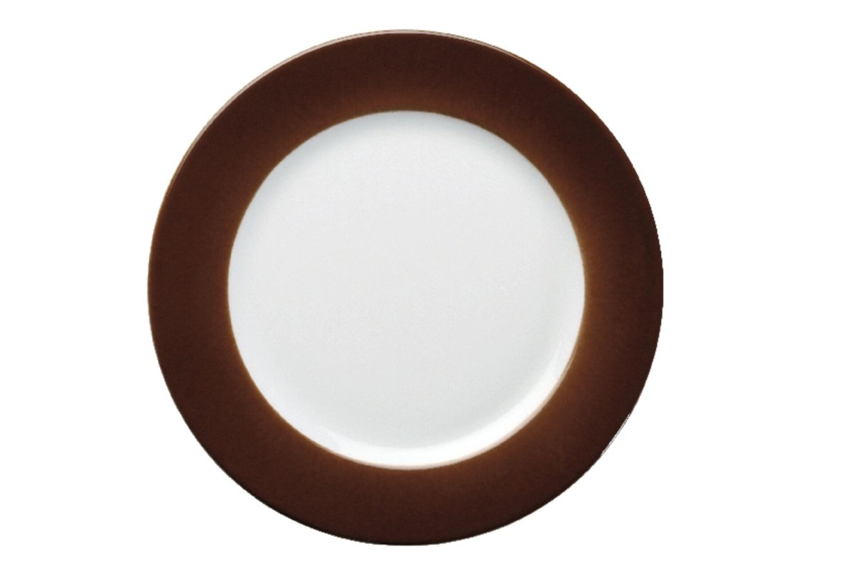 Teller flach 21,5cm mocca (1)