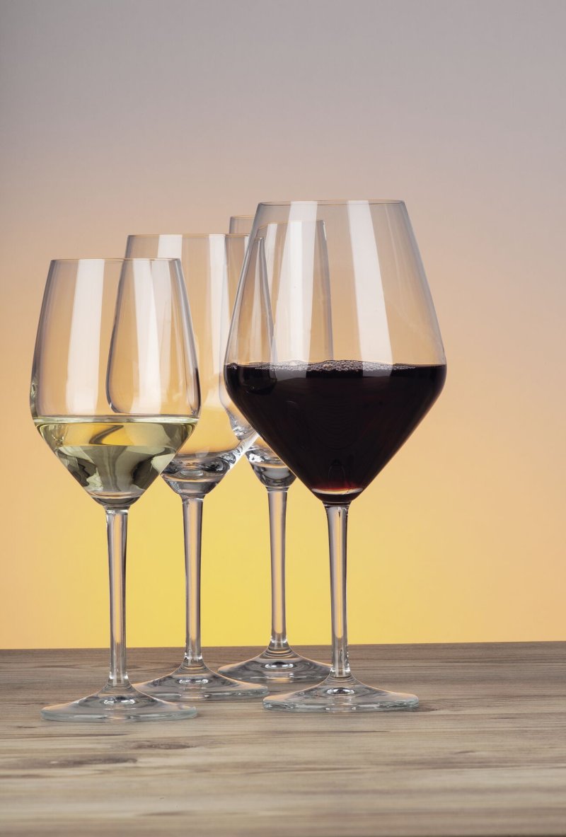 Glasserie "Castello" Rotweinglas mit Füllstrich (6)