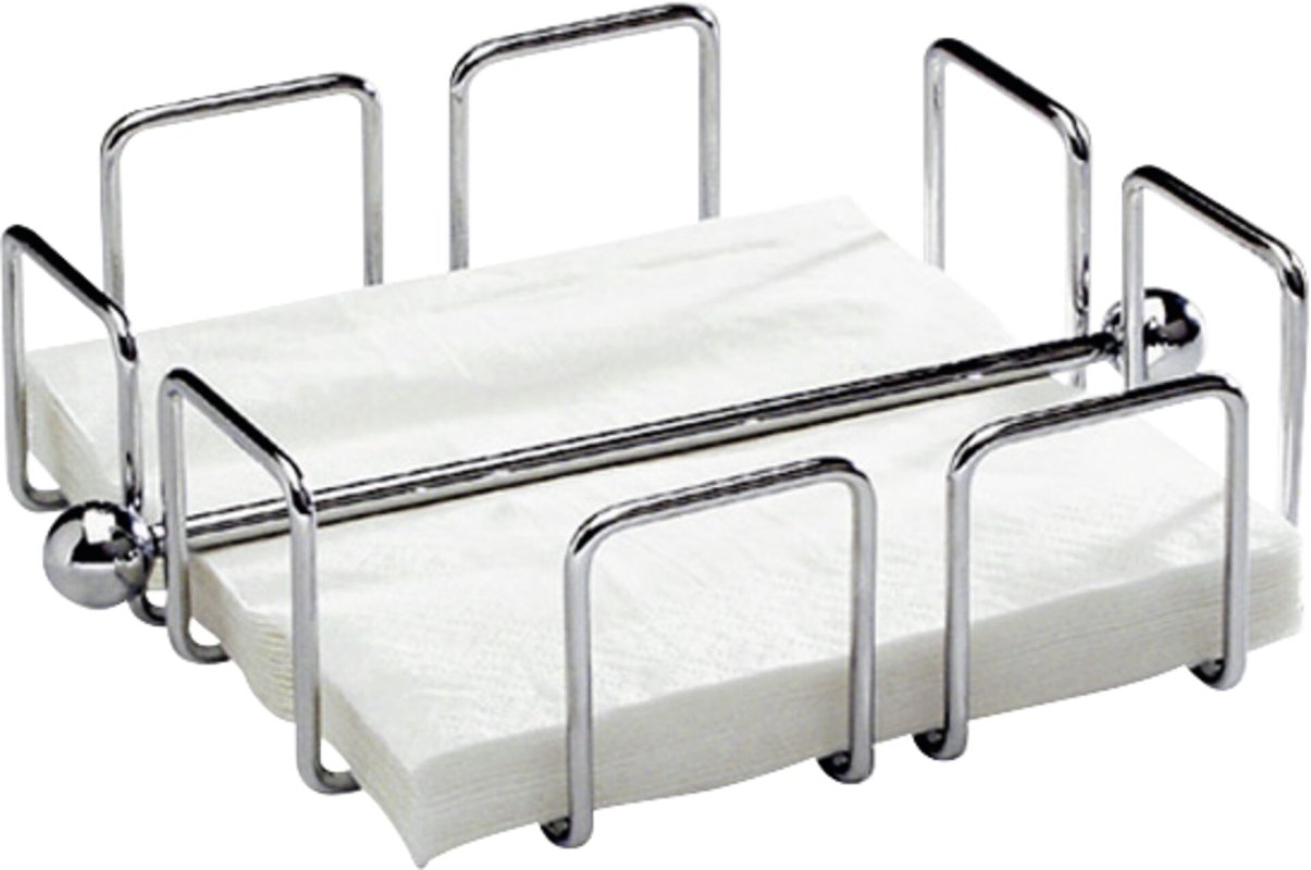 Serviettenständer "Wire" für 50 Servietten, 19,0x19,0x6,5 cm (1)