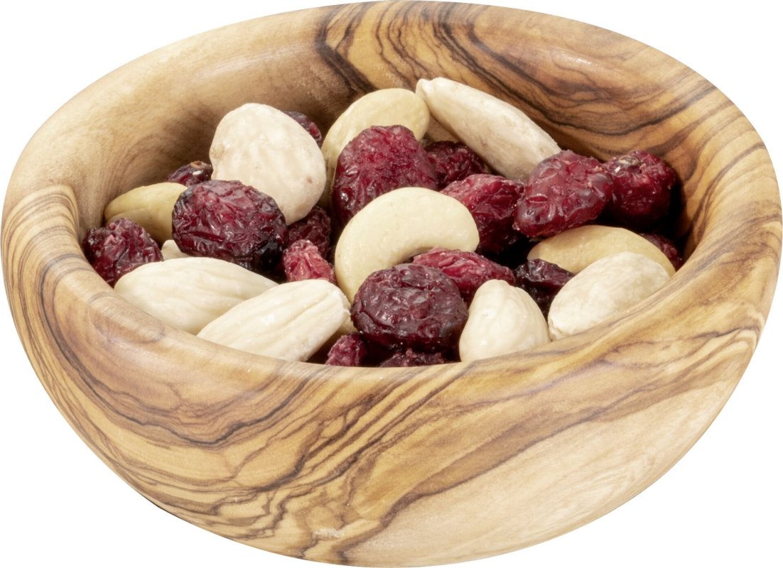 Olivenholzschale, rund 12,5x4,5 cm (2)