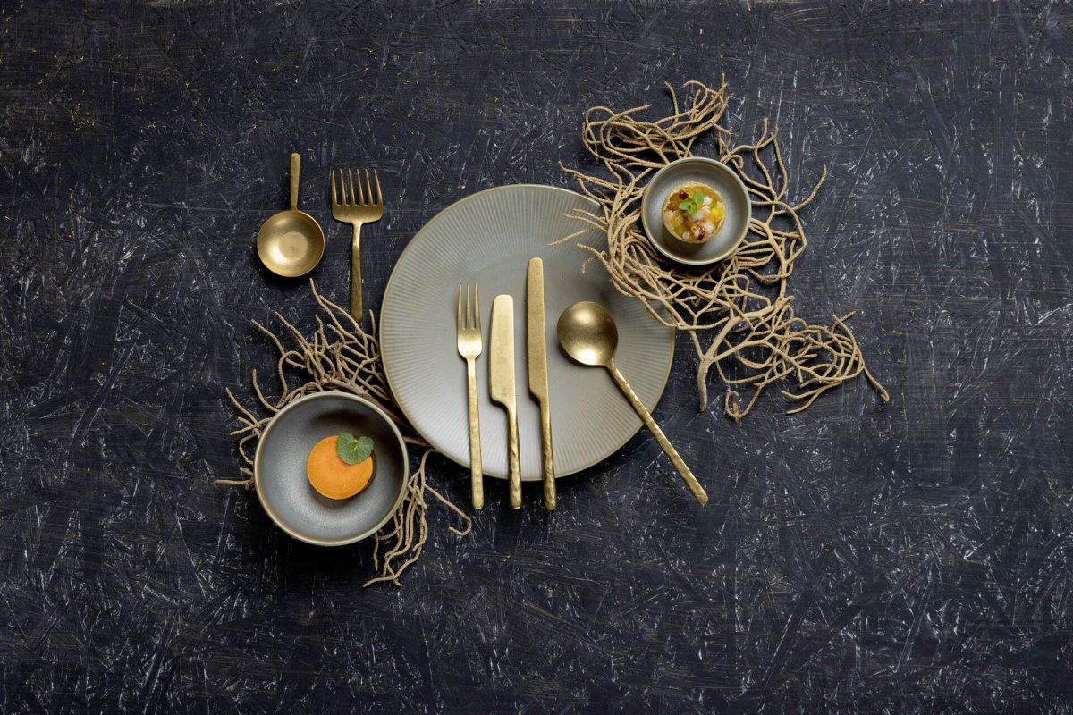 Besteckserie "Kodai Vintage gold" Vorspeisen-Gabel (2)