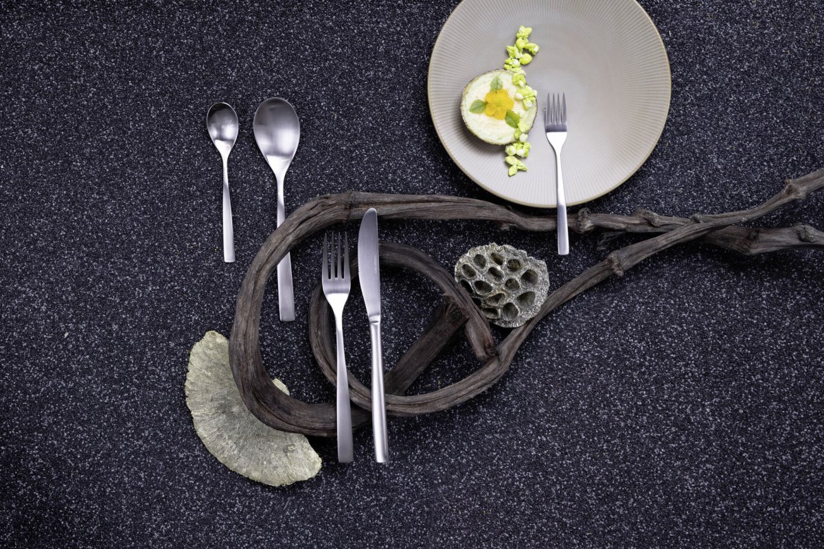 Besteckserie "MiCo Mixed Colors" satin Tafelgabel (2)