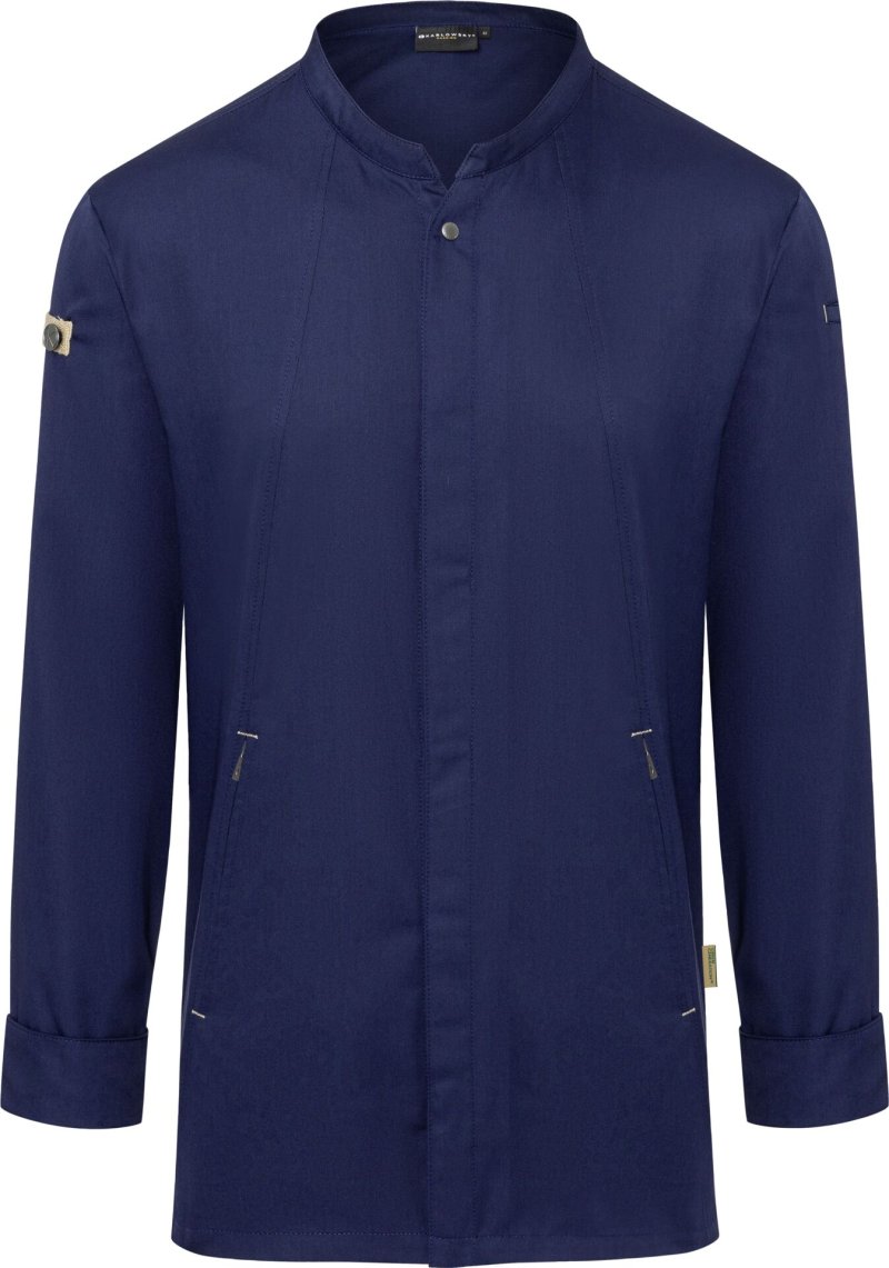 Kochjacke Herren "Green-Generation", stahlblau Größe 48 (2)