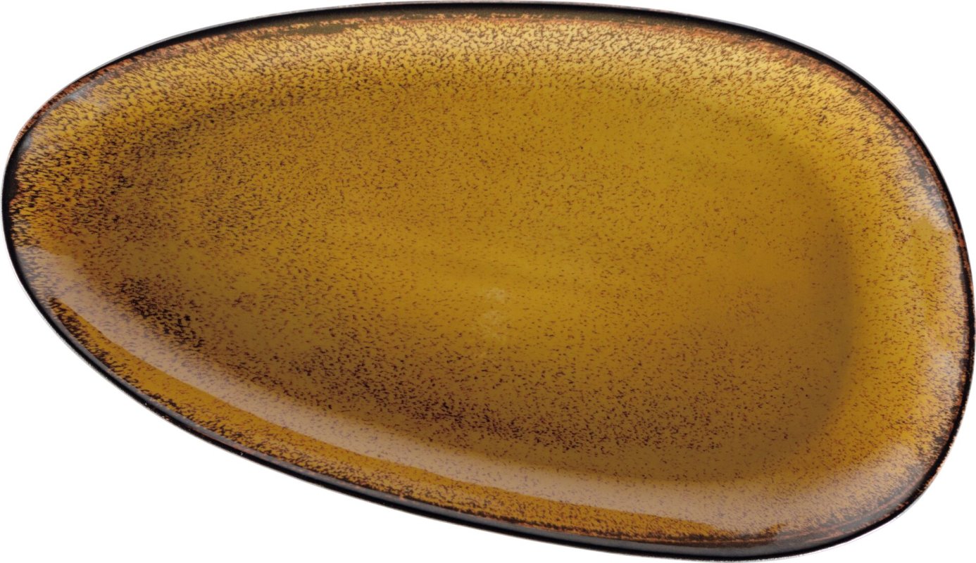 Porzellanserie "Spices" Curry Platte oval 38,5x20,5 (2)