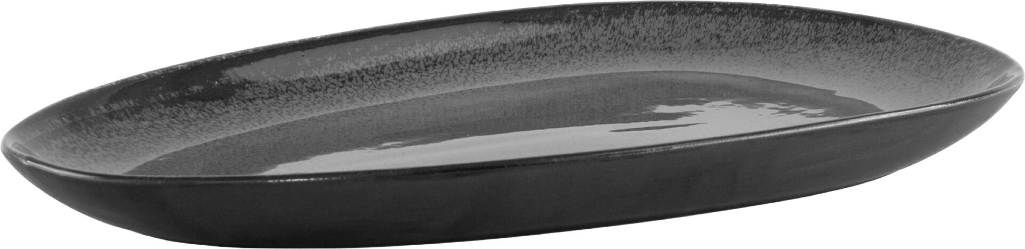 Porzellanserie "Spices" Black Pepper Platte oval 38,5x20,5 (1)