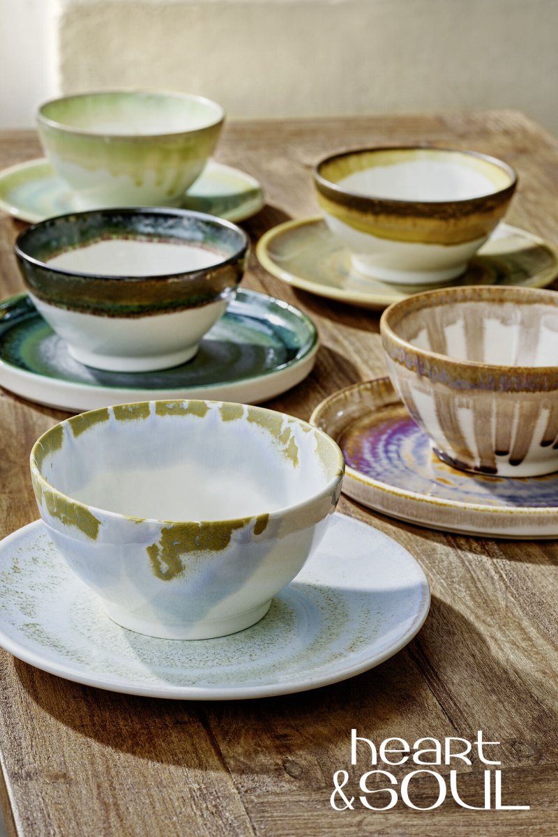 "Heart & Soul" Thyme Teller Coup flach Ø30cm (5)