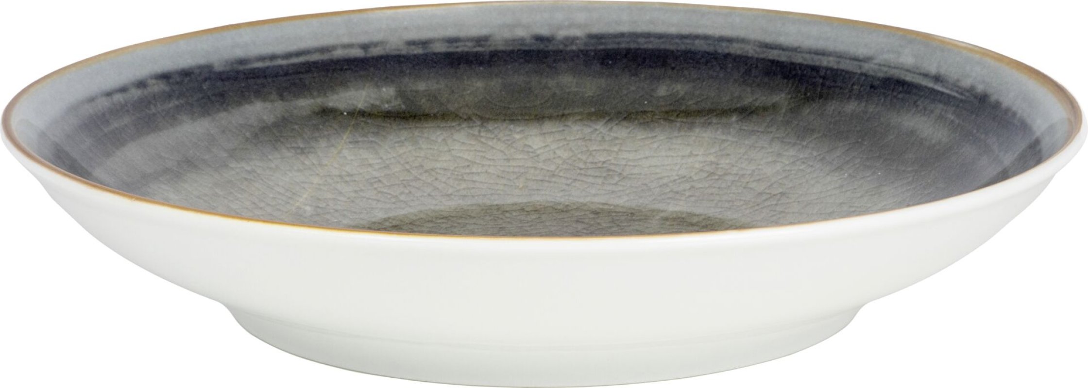 Porzellanserie "Terra" Teller tief Ø26 cm grau (2)