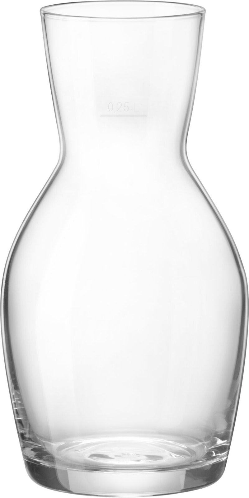 Karaffe "Ypsilon Wine" mit Füllstrich 0,25L (1)