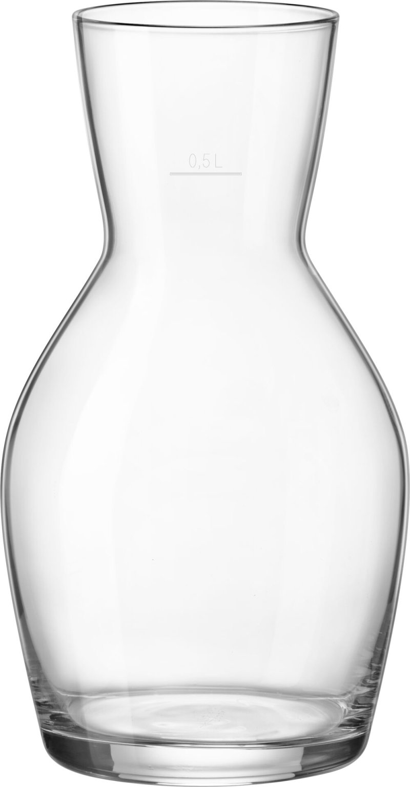 Karaffe "Ypsilon Wine" mit Füllstrich 0,5L (1)