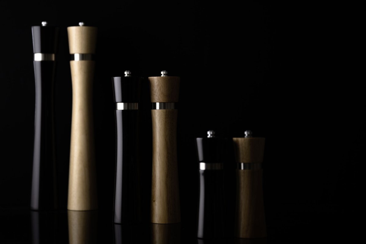 S/P-Mühle "High Tower"  schwarz 5x16,5 cm (3)