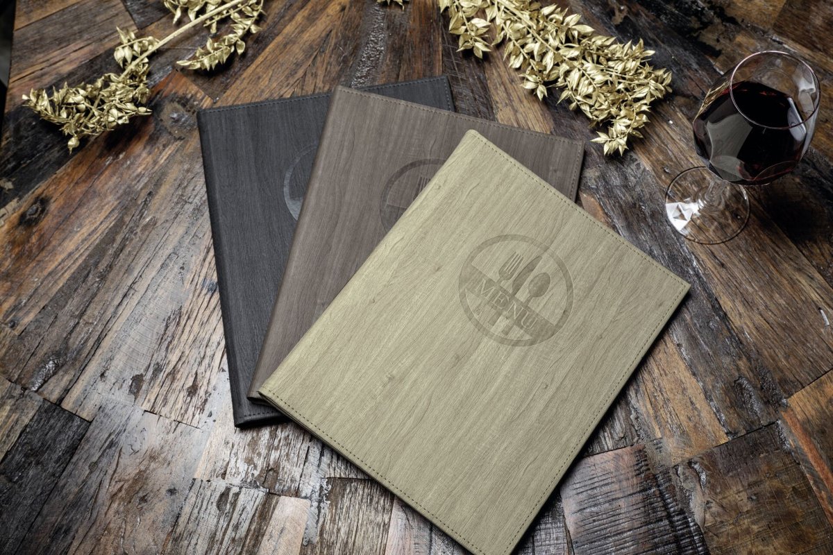 Speisekarte A4 "Madera" anthrazit (2)