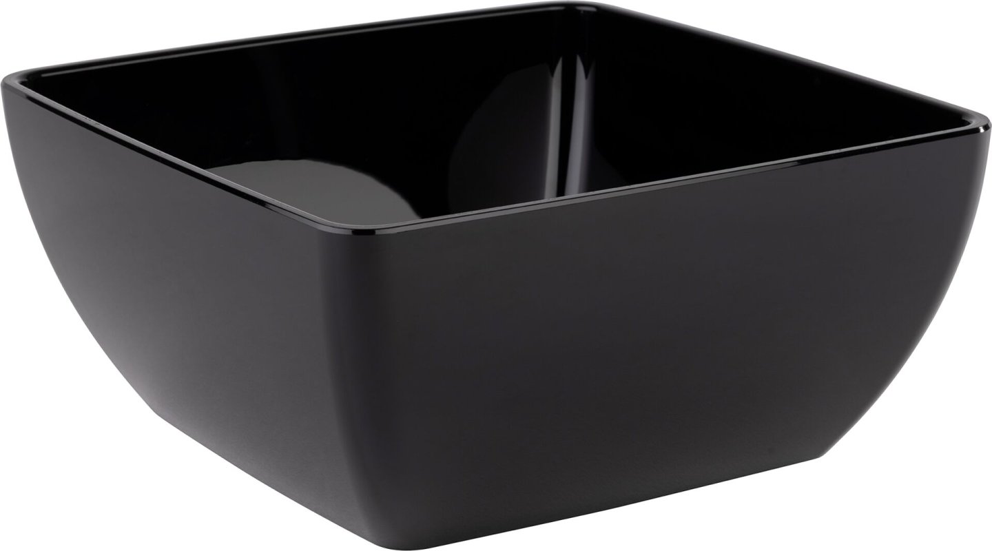 "Friendly" Square Schale, schwarz, 25 x 25 cm, 4,5L (1)